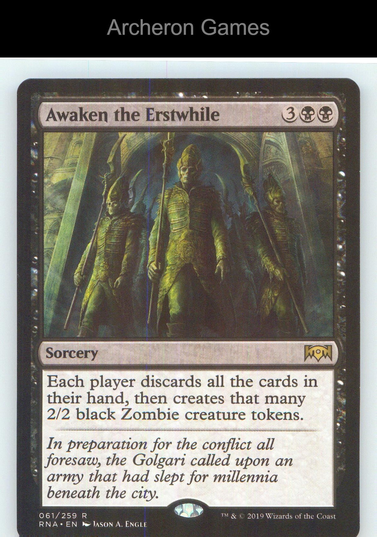 Awaken the Erstwhile RNA 61 R MTG Card NM/EX+