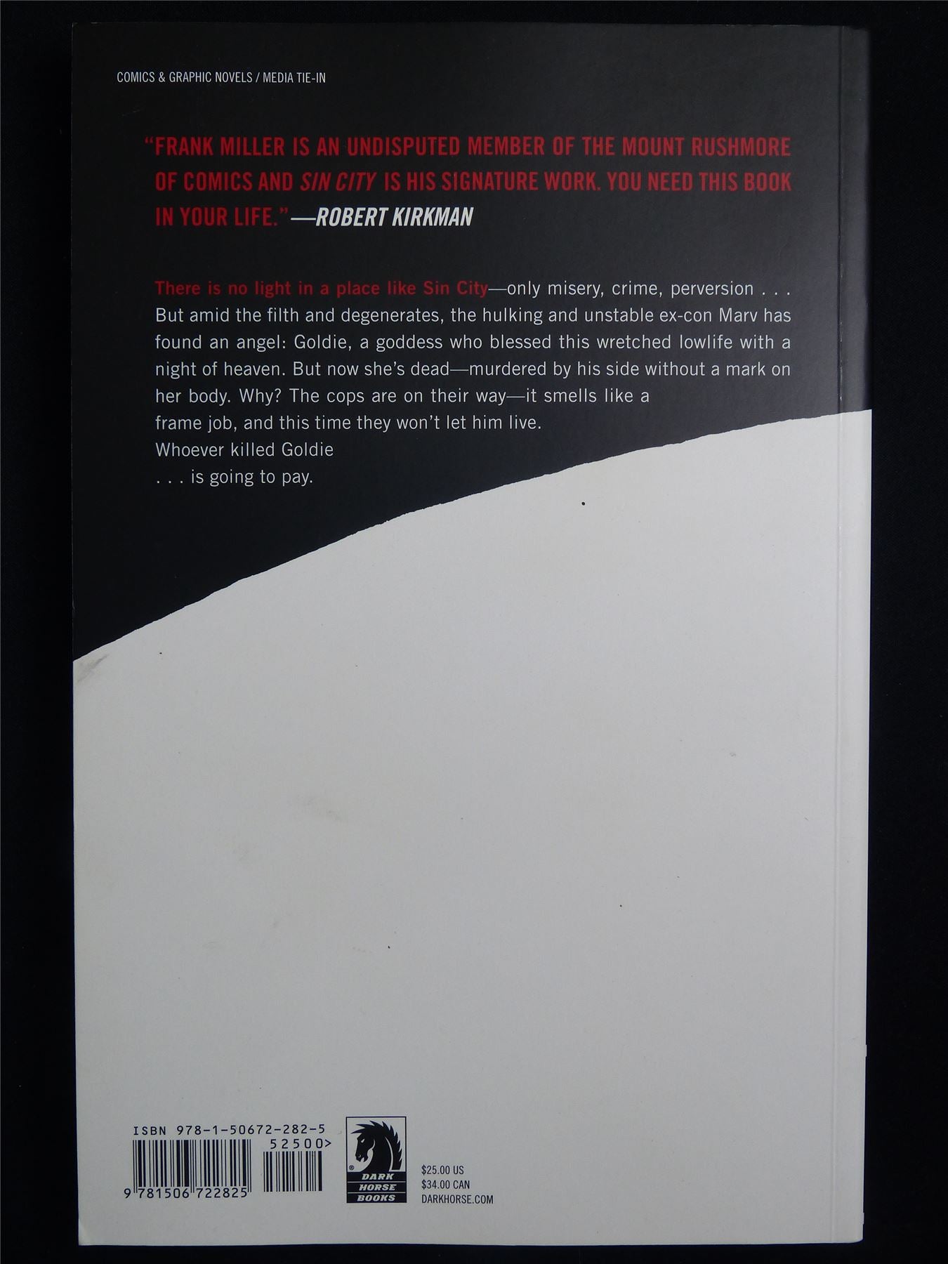 Sin City: The hard Goodbye by Frank Miller - Dark Horse Graphic Softback #3QZ