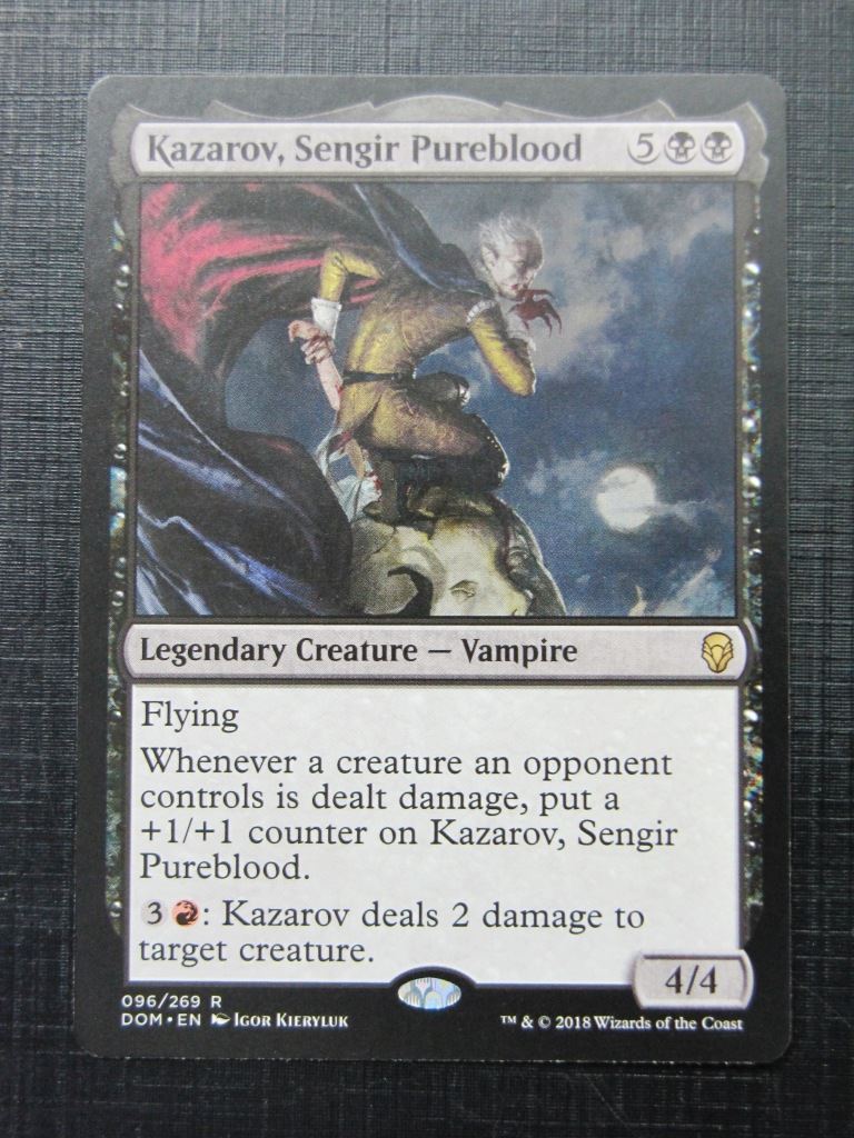 Kazarov Sengir Pureblood - Mtg Magic Card # D56