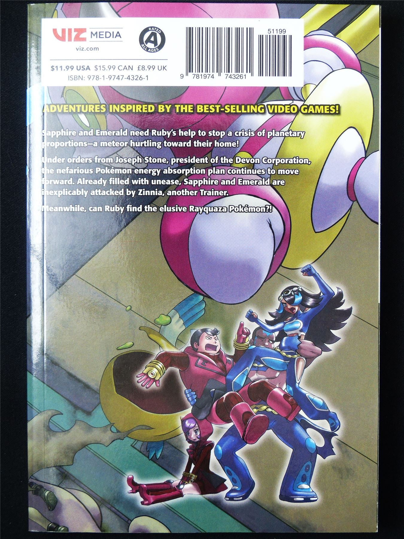 Pokemon Adventures Ruby & Sapphire Volume 2 - Viz Media Manga #38U