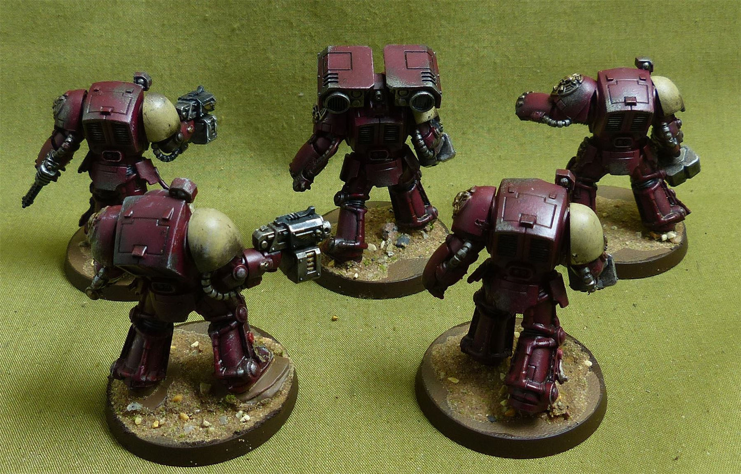 Terminator Squad painted - Space Marines - Warhammer 40K #1BB