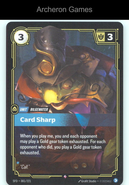 Card Sharp SFD 081/221 R  Card Spiritforged