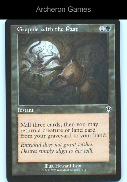 Grapple with the Past (Retro Frame) 412 C MTG Card Innistrad Remastered