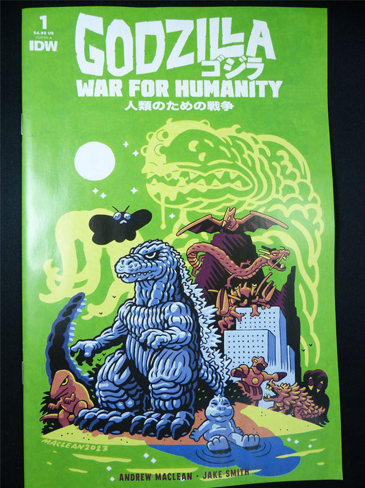 GODZILLA: War For Humanity #1 - Aug 2023 - IDW Comic #3F9