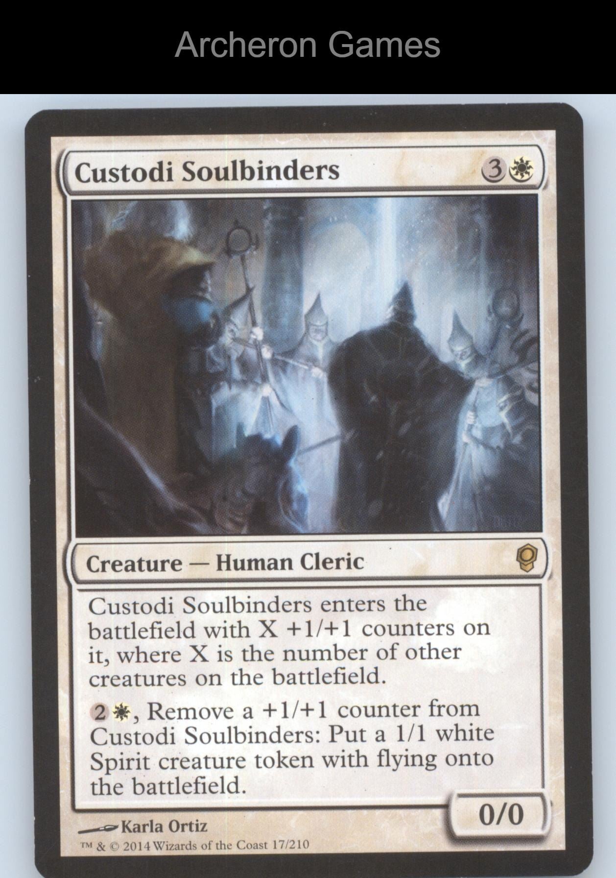 Custodi Soulbinders 17 R MTG Card Conspiracy