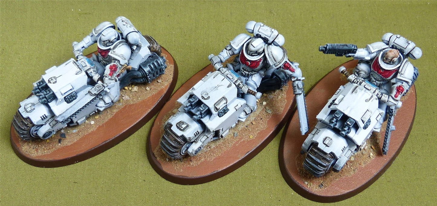 Outriders painted - White Scars - Warhammer 40K #4PK