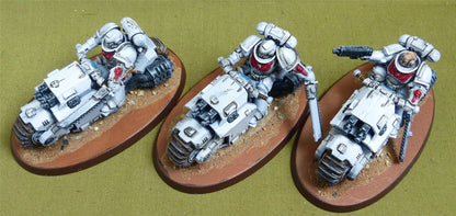 Outriders painted - White Scars - Warhammer 40K #4PK