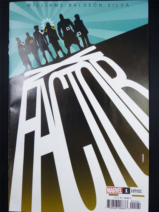 X-FACTOR #1 1:25 Baldeon Variant - Marvel Comic #4Z7