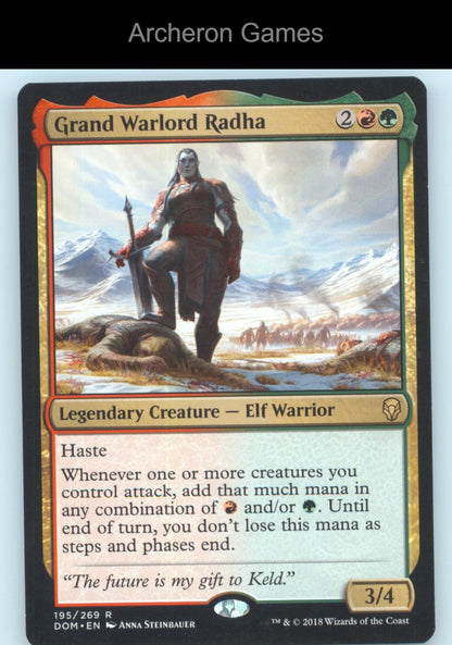 Grand Warlord Radha 195 R MTG Card Dominaria