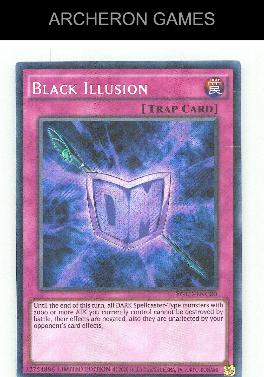 Black Illusion SEC YUGIOH Card Unlimited