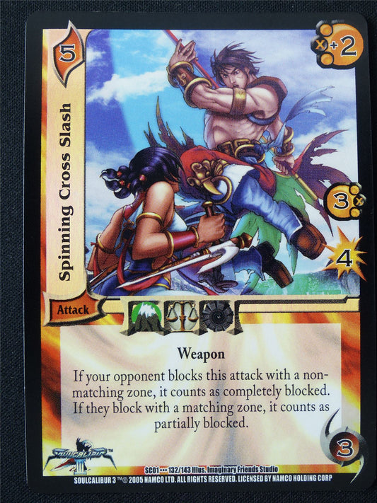 Spinning Cross Slash Foil SC01 132/143 - UFS Card #2HA