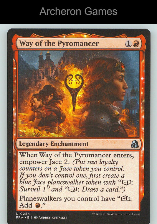 Way of the Pyromancer FRA 254 UC MTG Card NM/EX+