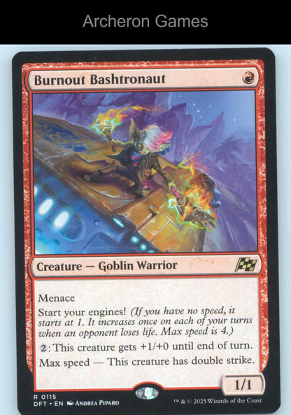 Burnout Bashtronaut 115 R MTG Card Promo Pack: Aetherdrift