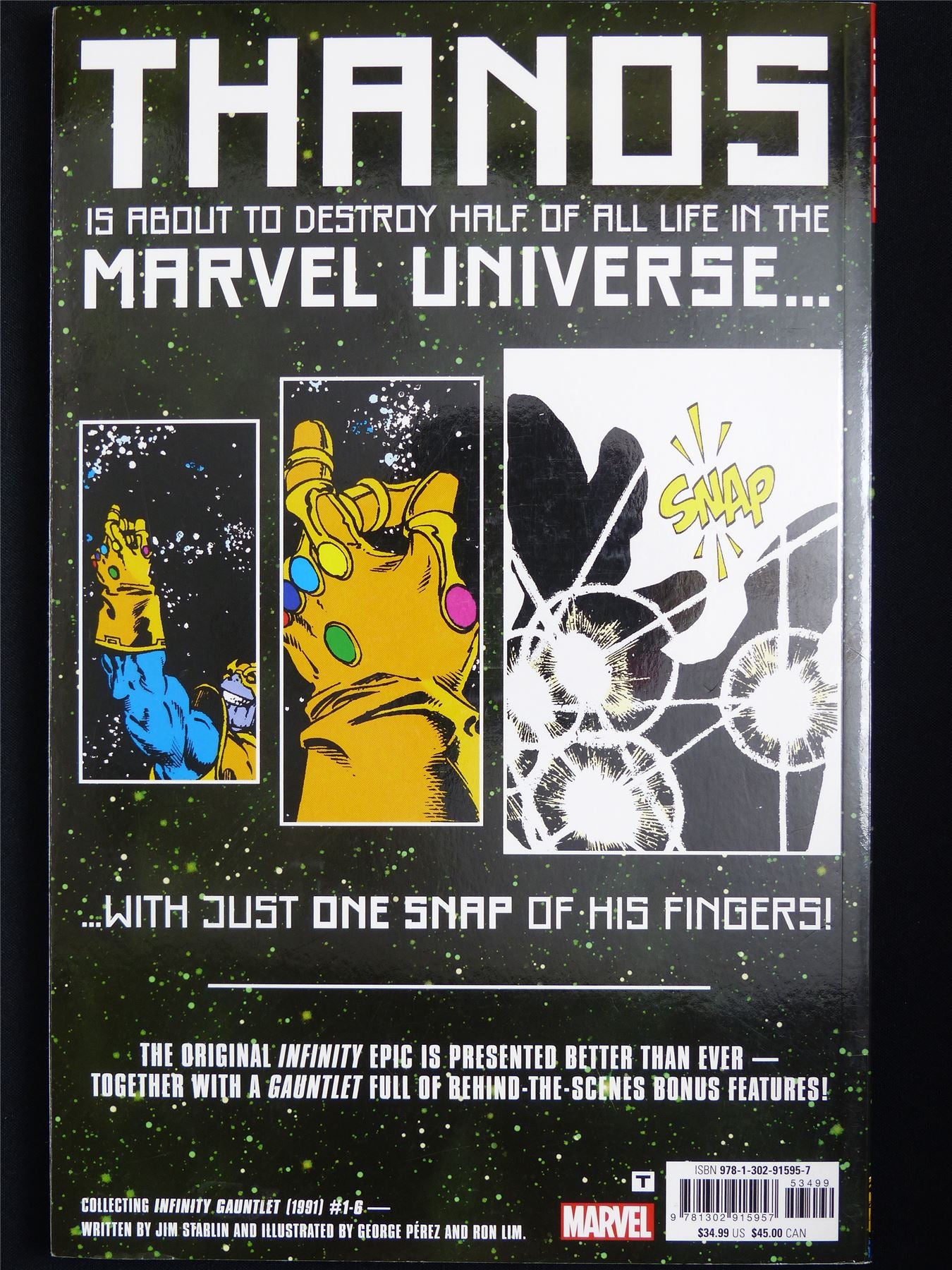 The Infinity Gauntlet - Marvel Graphic Softback #2LV