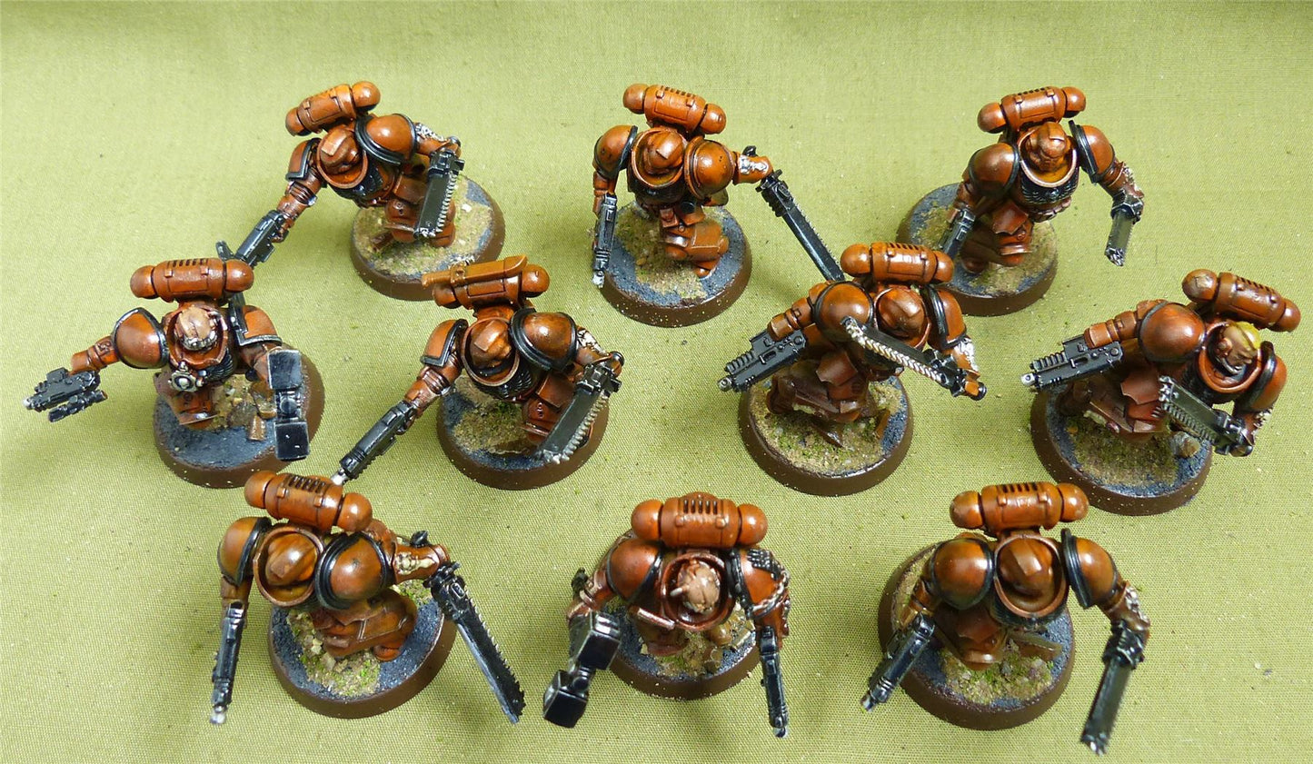 Assault Intercessor Squad painted - Space Marines - Warhammer 40K #1QW