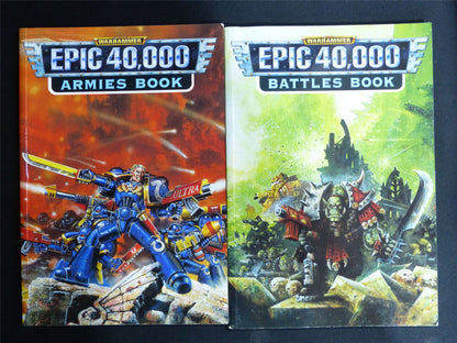 Warhammer Epic 40K Rules & Armies & Battles Books Collection #2SX