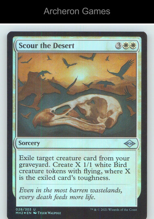 Scour the Desert MH2 28 UC MTG Card NM/EX+ Foil