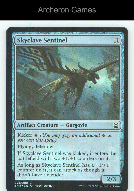 Skyclave Sentinel ZNR 253 C MTG Card NM/EX+ Foil