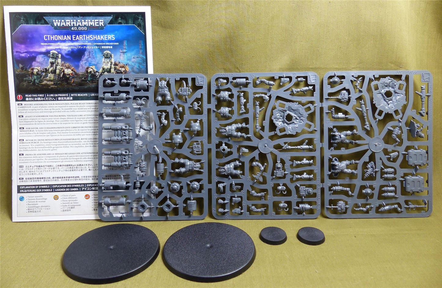 Cthonian Earthshakers complete sprue - Leagues of Votann  - Warhammer 40K #32R