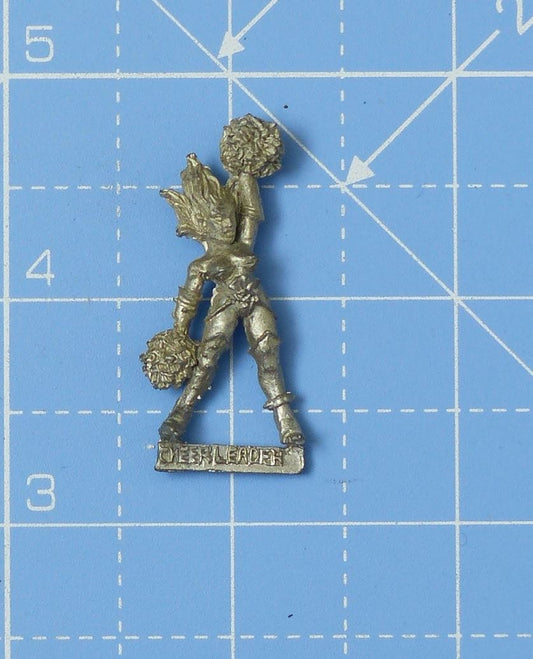 Classic Metal Cheerleader - Warhammer Blood Bowl #4EX