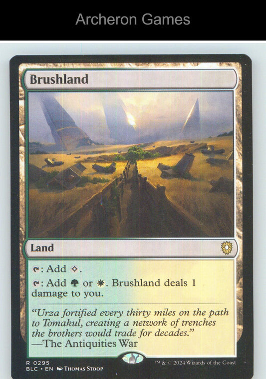 Brushland BLC 295 R MTG Card NM/EX+