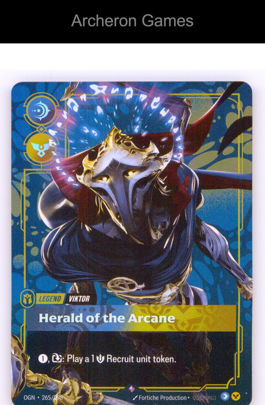 Viktor - Herald of the Arcane OGN 265/298 R Origins Riftbound Card