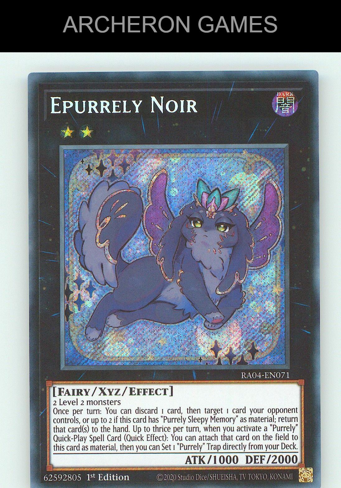 Epurrely Noir (PCR) SEC YUGIOH Card