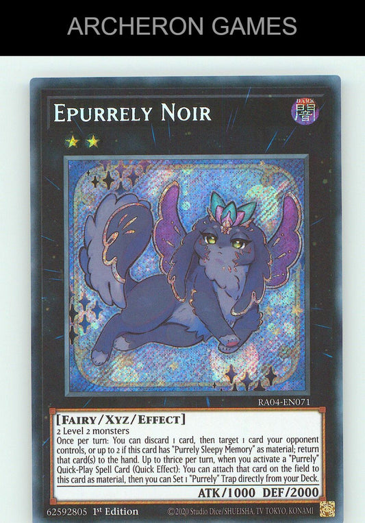 Epurrely Noir (PCR) SEC YUGIOH Card