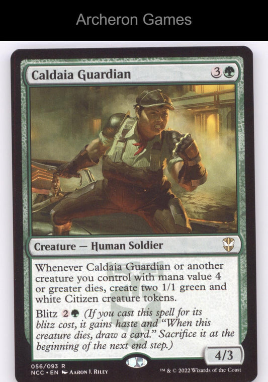 Caldaia Guardian 56 R MTG Card Commander: Streets of New Capenna