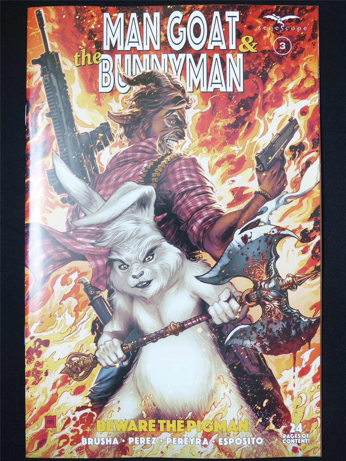 MAN Goat & The Bunnyman #3 - Sep 2024 Zenescope Comic #26A