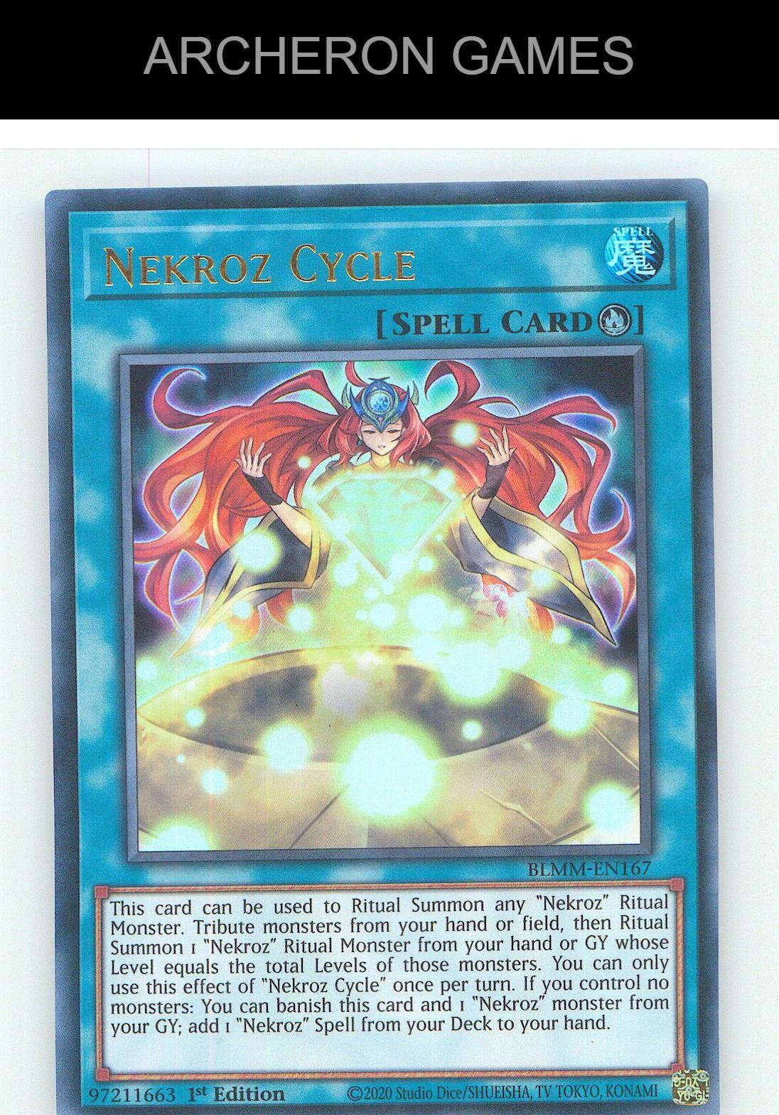 Nekroz Cycle Ultra Rare YUGIOH Card 1st Edition