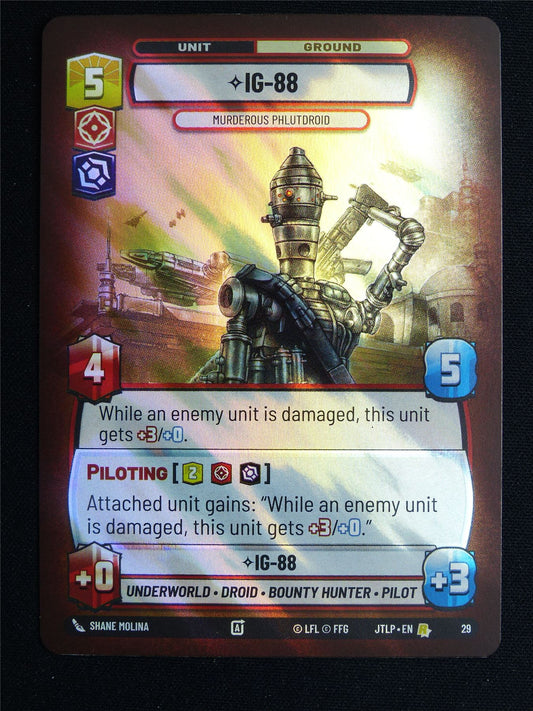 IG-88 29 Surge Foil - Star Wars Unlimited Card #3UE