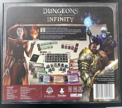 Dungeons of Infinity Deluxe edition Board Game #9I7