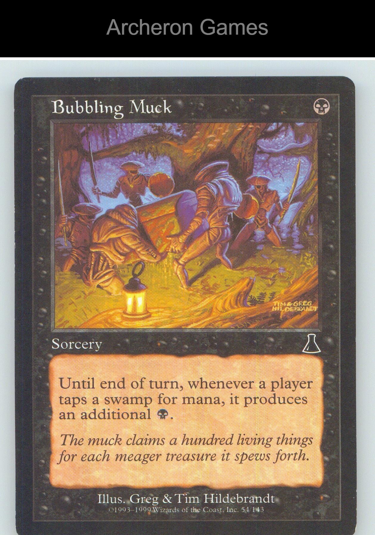 Bubbling Muck PLST 54/143 C MTG Card NM/EX+