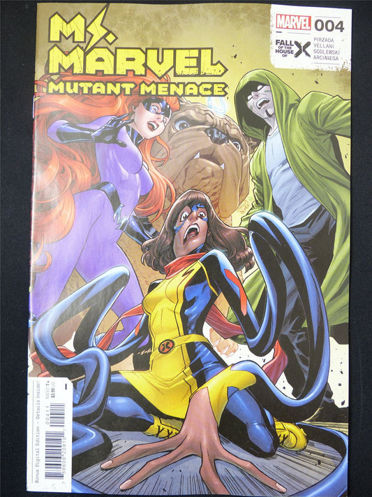 MS. Marvel Mutant Menace #4 - Aug 2024 Marvel Comic #14Z