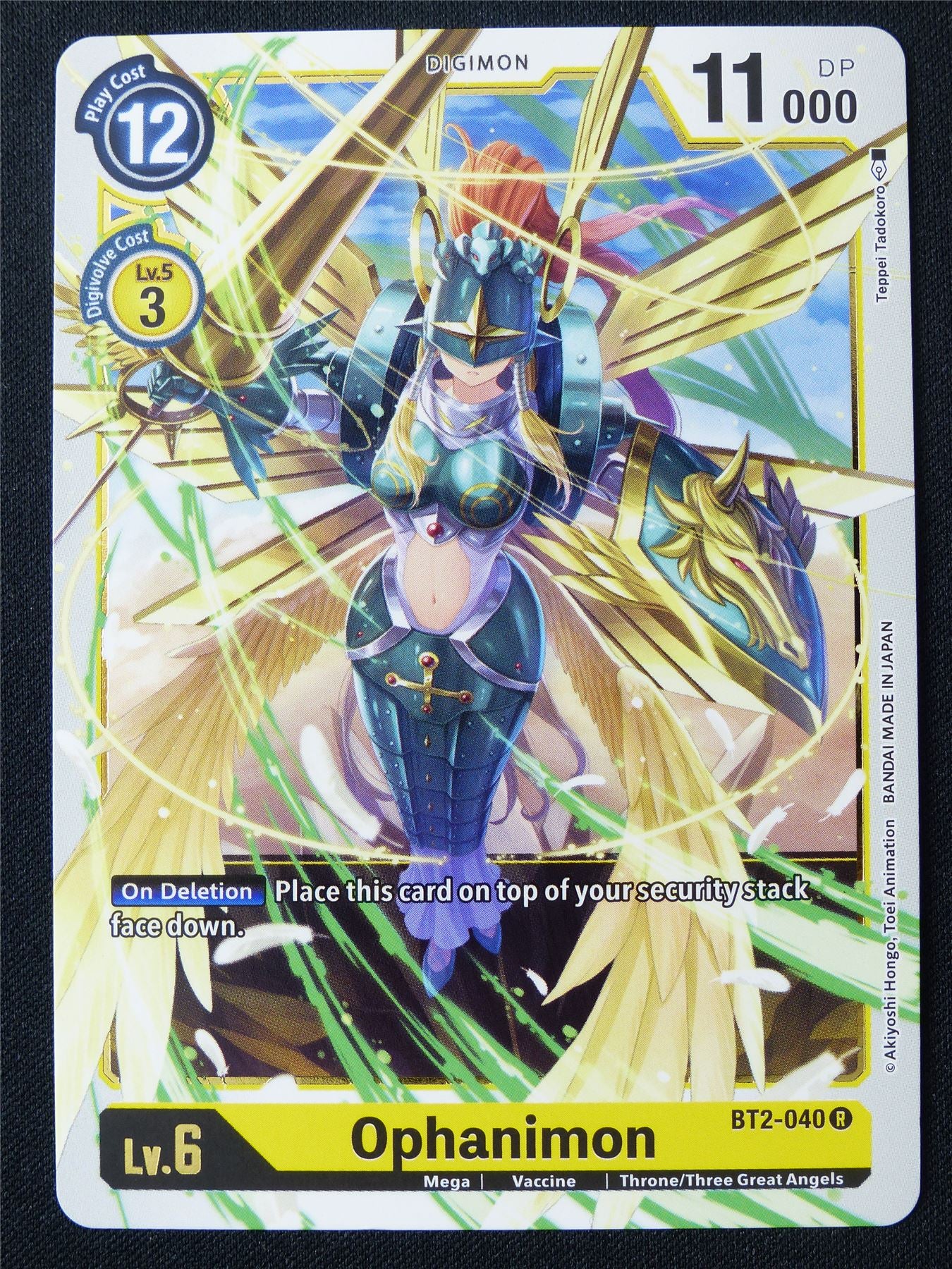 Ophanimon BT2-040 R - Digimon Card #17M