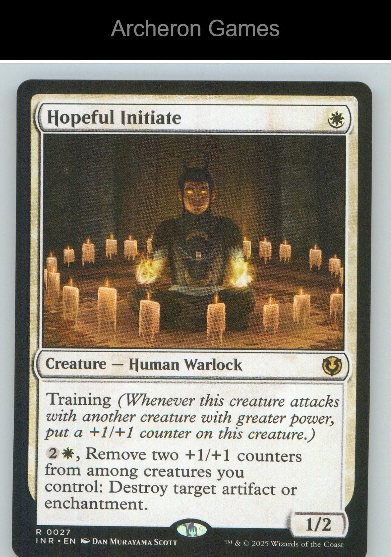 Hopeful Initiate INR 27 R MTG Card NM/EX+