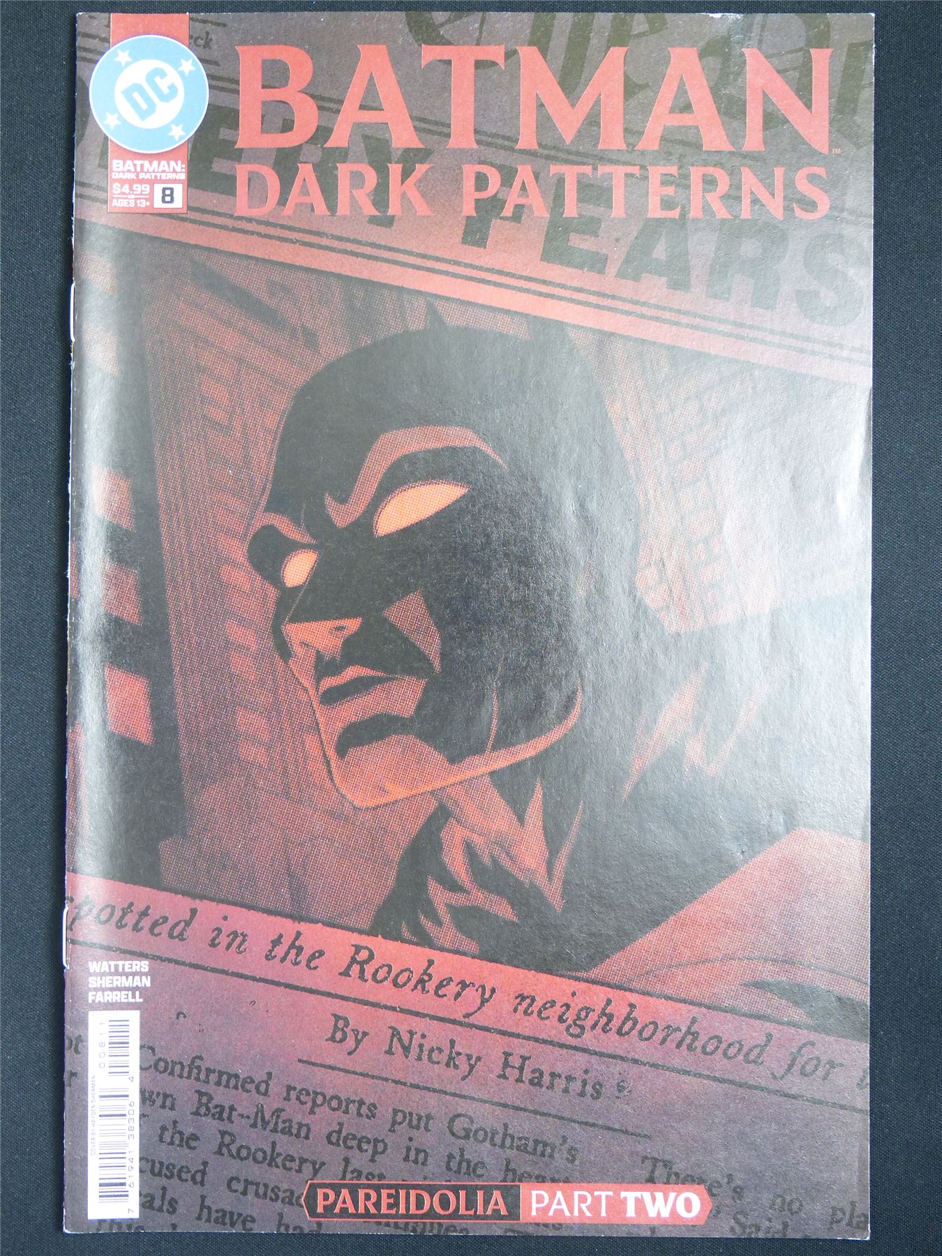 BATMAN: Dark Patterns #8 - DC Comic #2BQ
