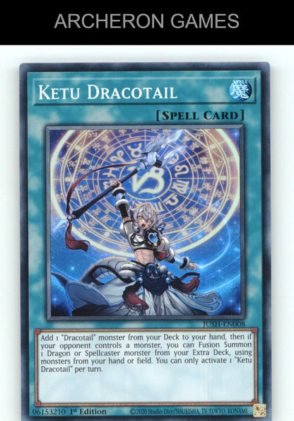 Ketu Dracotail SR YUGIOH Card