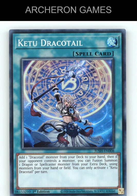 Ketu Dracotail SR YUGIOH Card