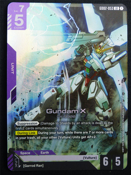 Gundam X GD02-053 LR Foil - Gundam Card #47S