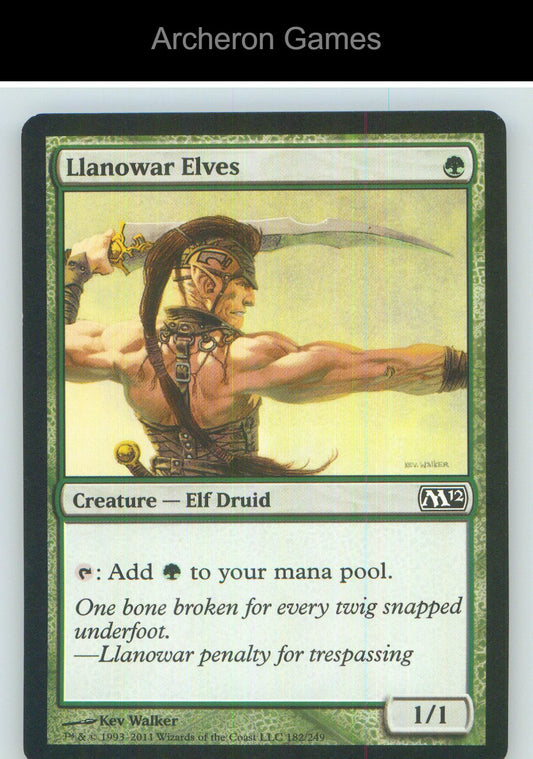Llanowar Elves 9 C MTG Card NM/EX+