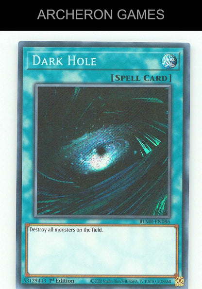 Dark Hole SEC YUGIOH Card