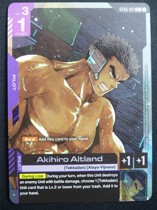 Akihiro Altland ST05-011 C+ Foil - Gundam Card #47K