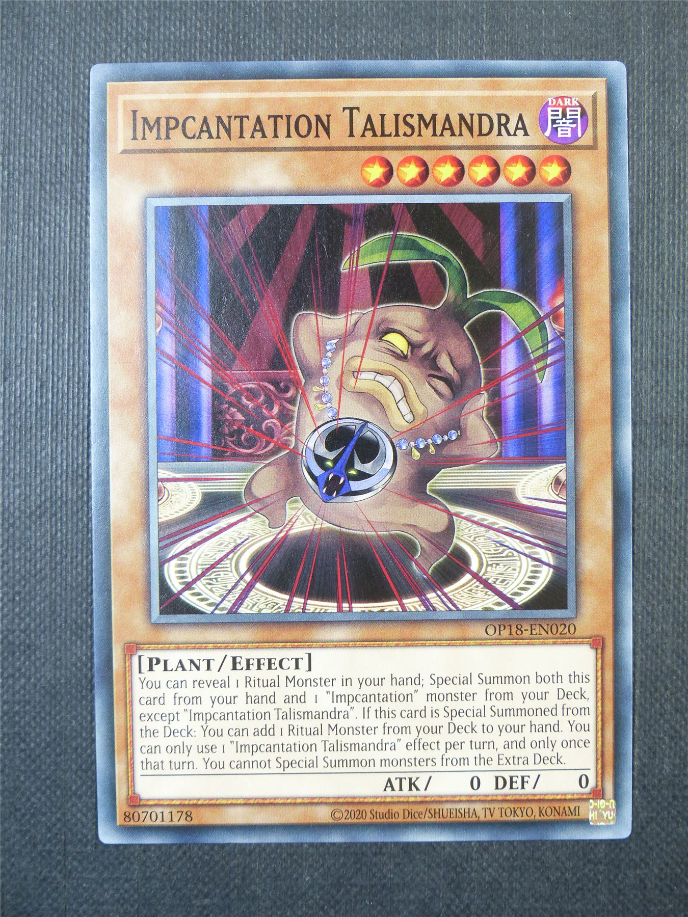 Impcantation Talismandra OP18 - Yugioh Card #9RP