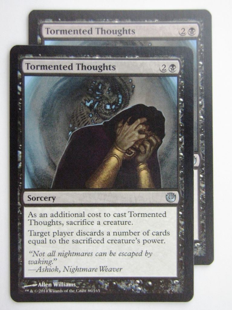 MTG Magic Cards: TORMENTED THOUGHTS x2 Journey to Nyx # 24E29