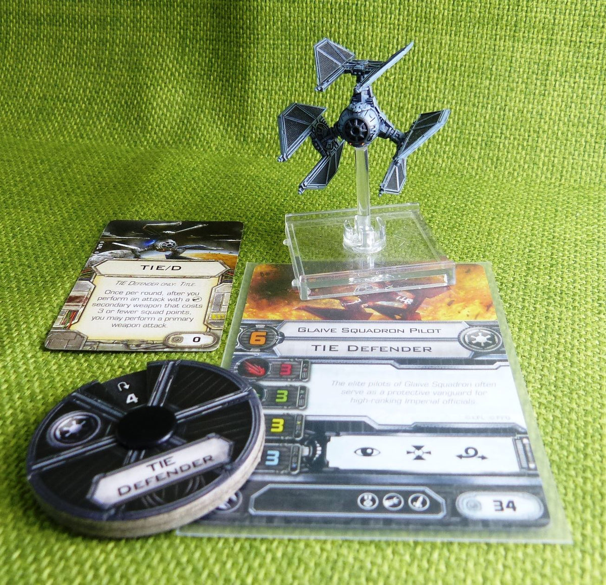 Star Wars - X Wing TIE Defender - X Wing Miniatures #5J