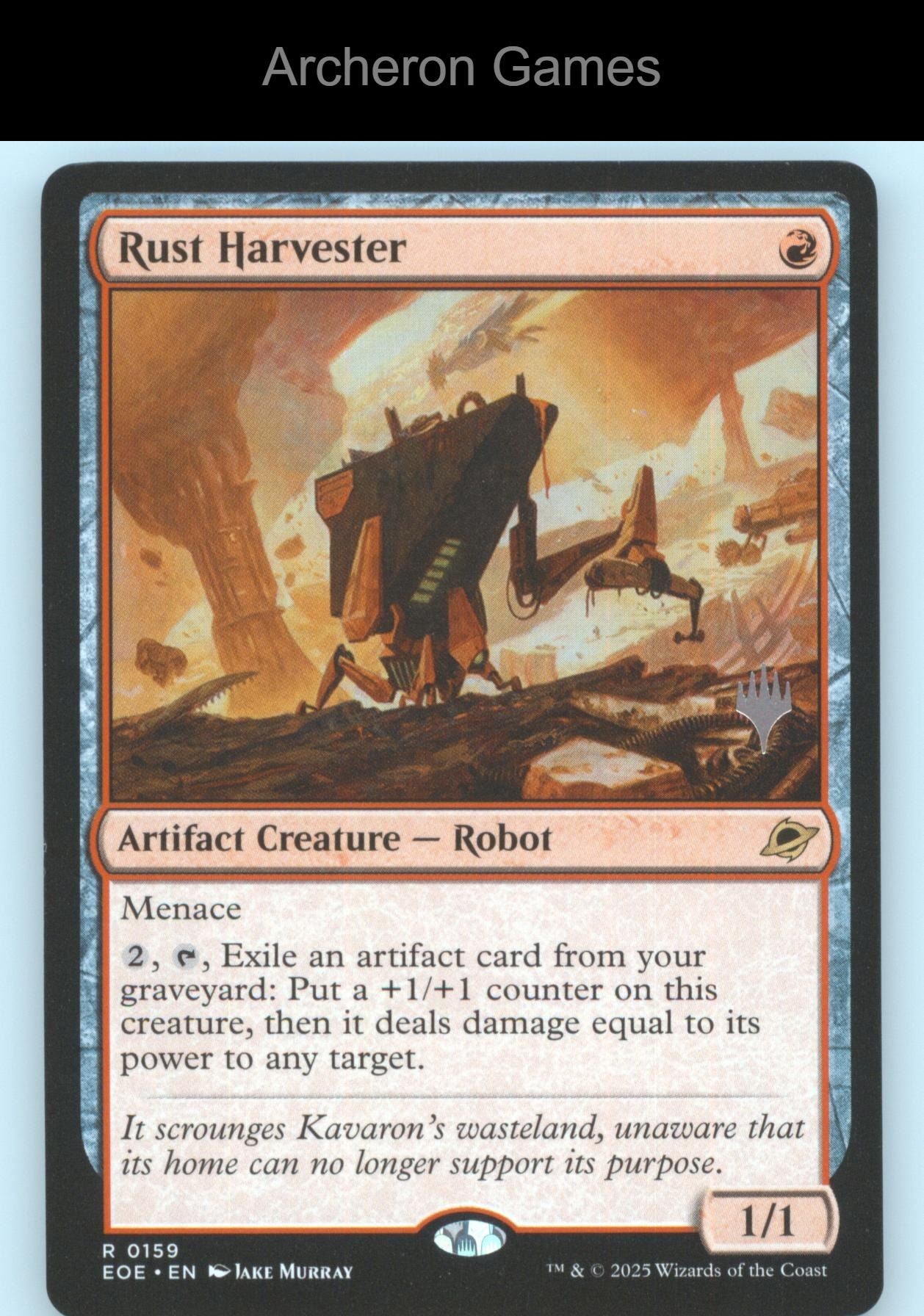 Rust Harvester 159 R MTG Card Promo Pack: Edge of Eternities