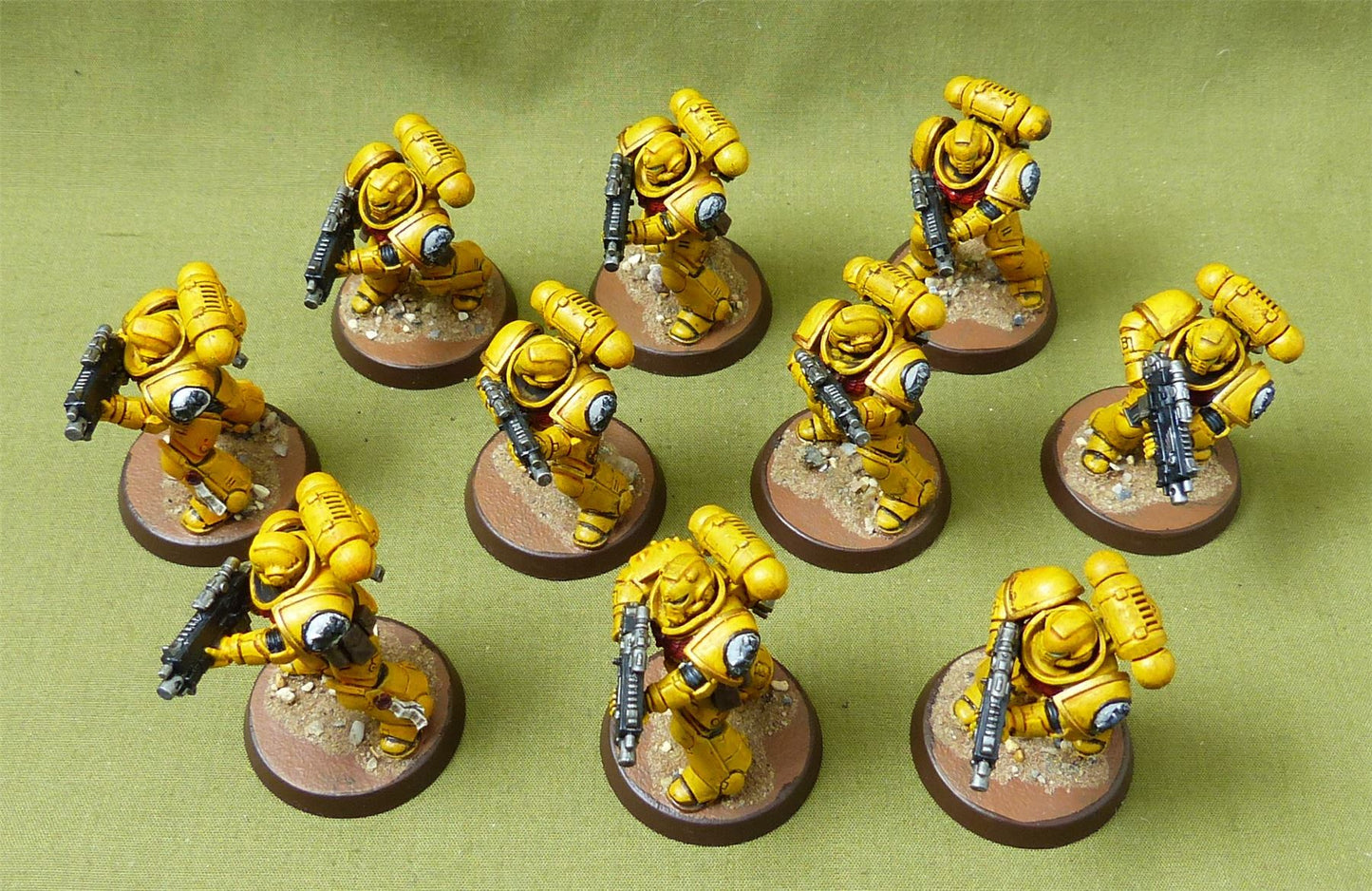 Interceossors painted - Imperial Fist - Warhammer 40K #40Q