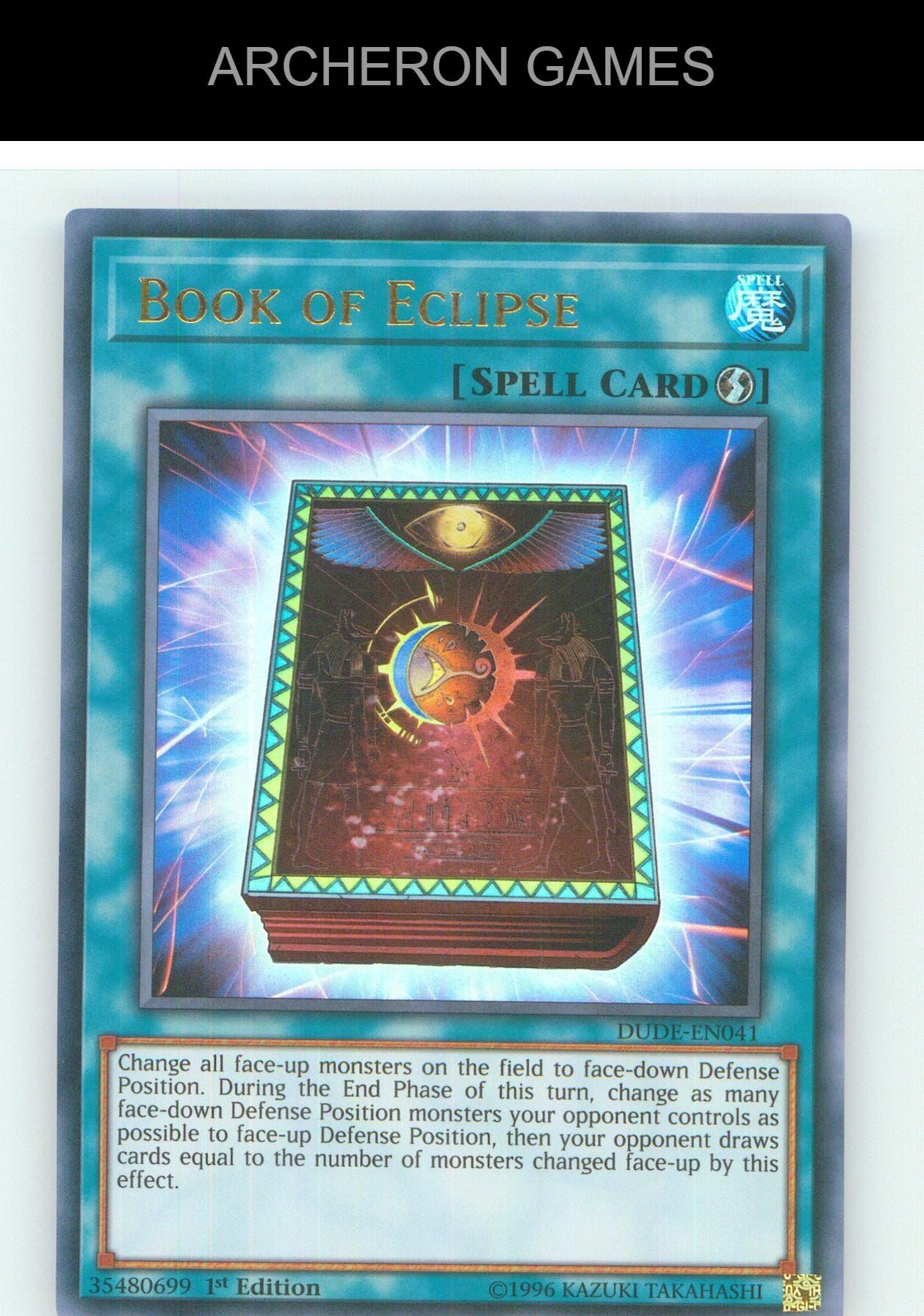 Book of Eclipse UR YUGIOH Card 1st Edition